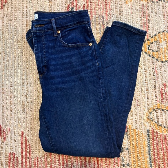 LOFT Jeans Loft Dark Wash Skinny Crop Jeans Poshmark